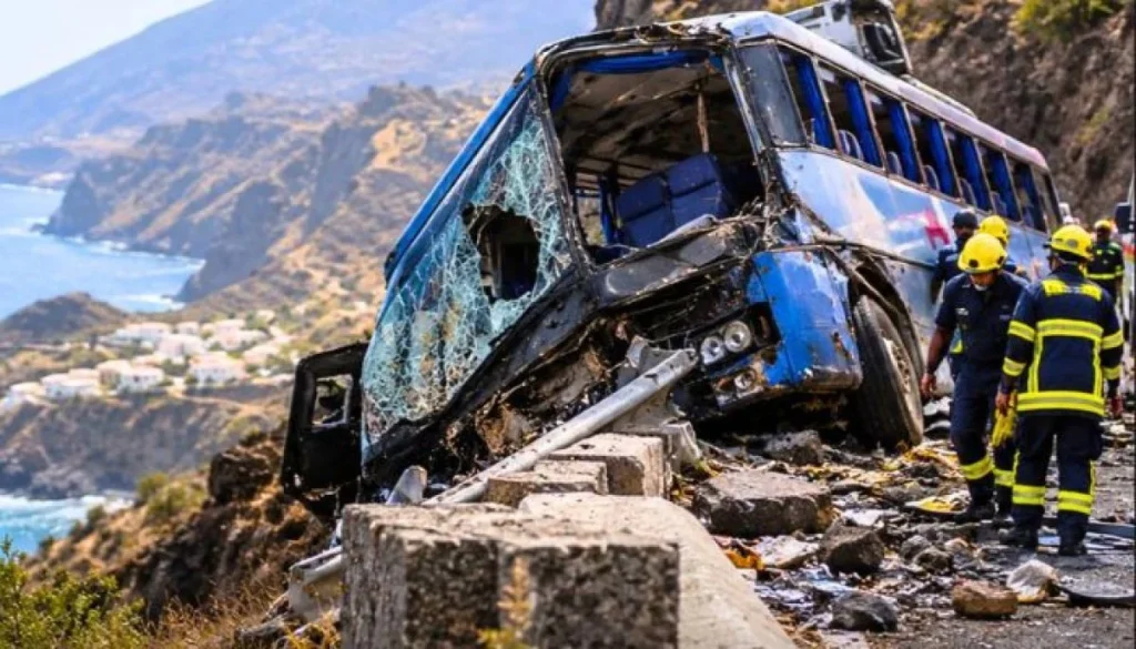 25 killed as bus plunges into ravine on Cabo Verde’s Fogo Island