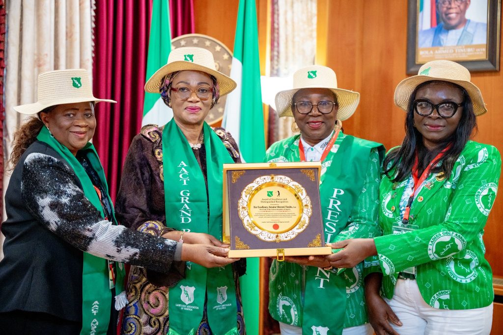 Nigeria’s First Lady named Grand Patron of All Africa Challenge Trophy Golf Tourney 2026