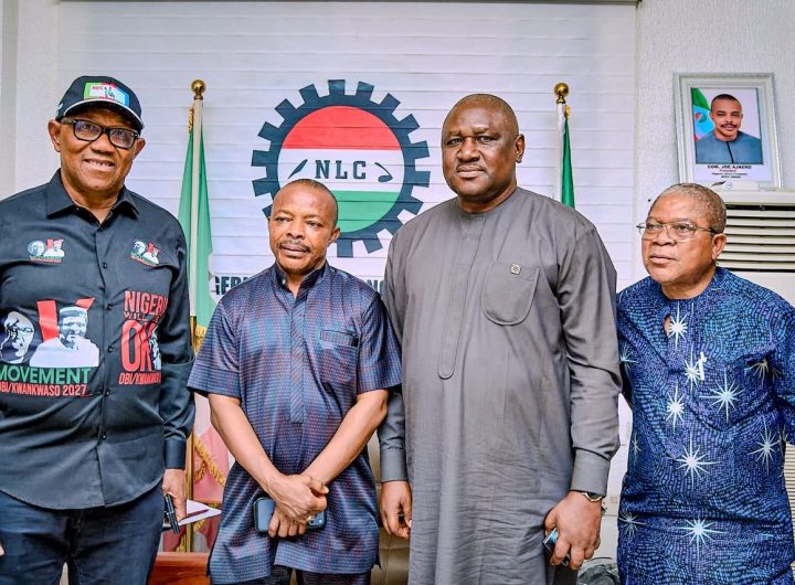 Obi visits NLC Headquarters, condoles labour over Emmanuel Ugboaja’s death