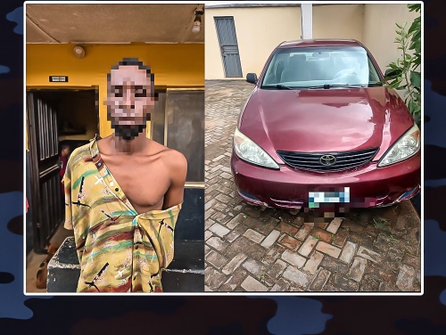 Ogun police arrest suspected vehicle theft kingpin, recover stolen car in Mowe