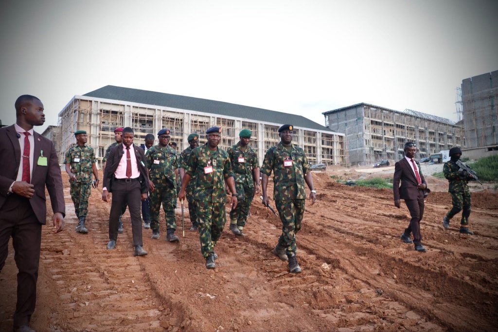 Bola Tinubu Barracks Phase 11 takes shapes as COAS inspects project