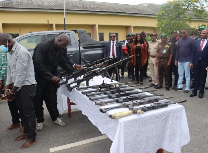 Cross River Govt lauds DSS, others for intercepting 3 GPMGs, cache of high-calibre arms