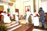 CP Daaor pays courtesy visit to Oba of Benin, congratulates monarch on 10th coronation anniversary