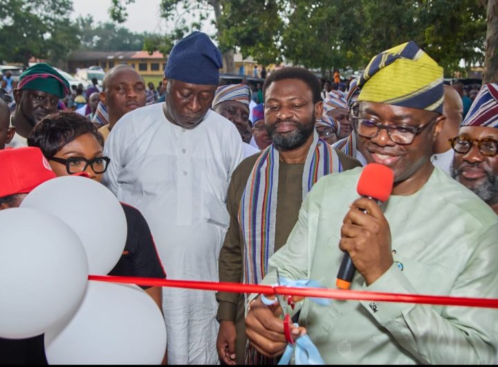 PHOTONews: Emadeb Energy Group CEO Adebowale Olujimi gives back to alma mater, Govt College Ibadan