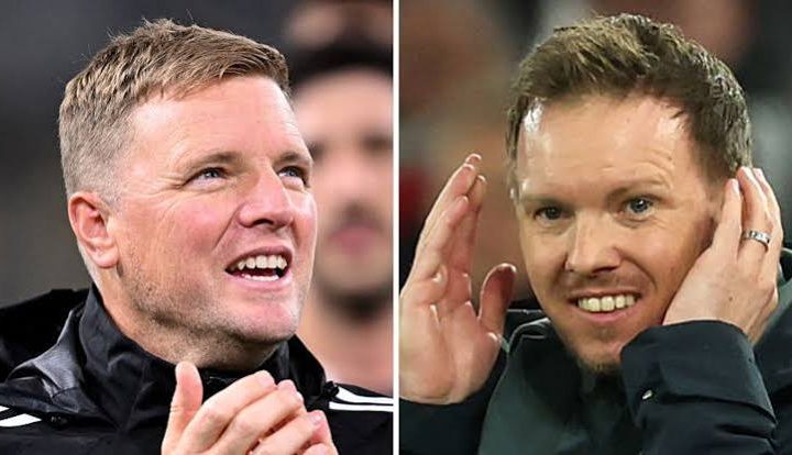 Howe, Nagelsmann emerge as top contenders to replace Carrick at Manchester United
