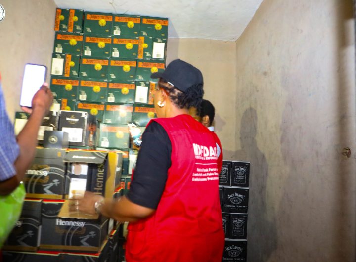 NAFDAC busts ₦2bn fake alcohol syndicate in Lagos, arrests 2 suspects at Trade Fair Complex