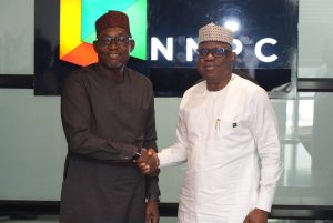 NNPC MD, Bashir Ojulari and the NMDPRA Chief Executive, Mallam Rabiu Abdullahi Umar