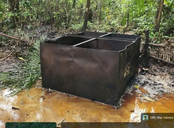 Navy uncovers 98,000 litres of stolen crude oil, illegally refined diesel in Rivers