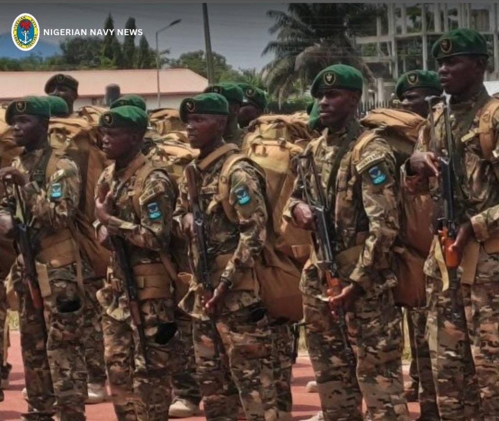 Nigerian Navy troops
