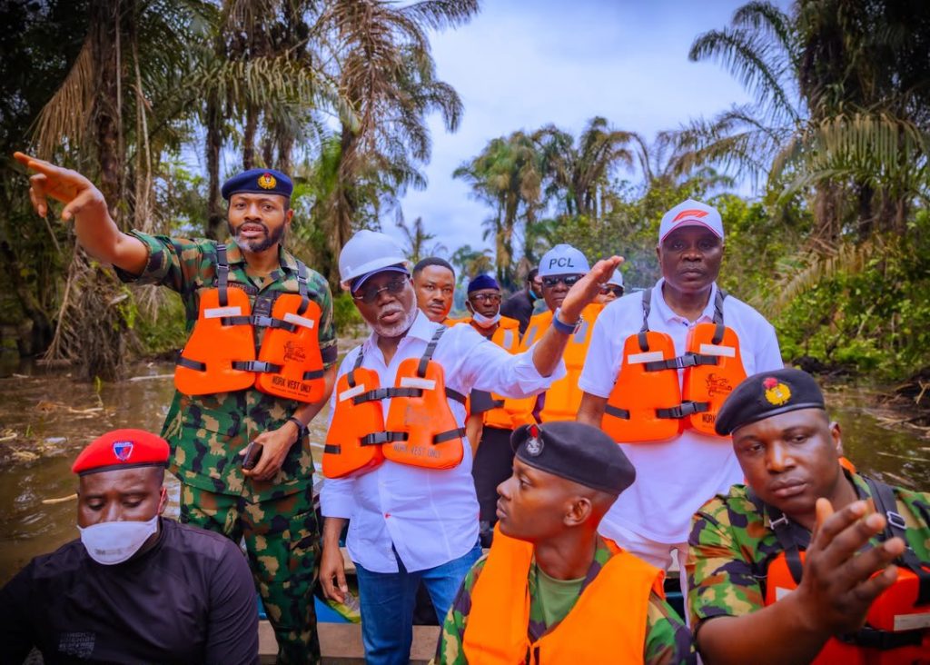 Aiyedatiwa visits NAF plane crash site, orders continued search for victims, wreckage