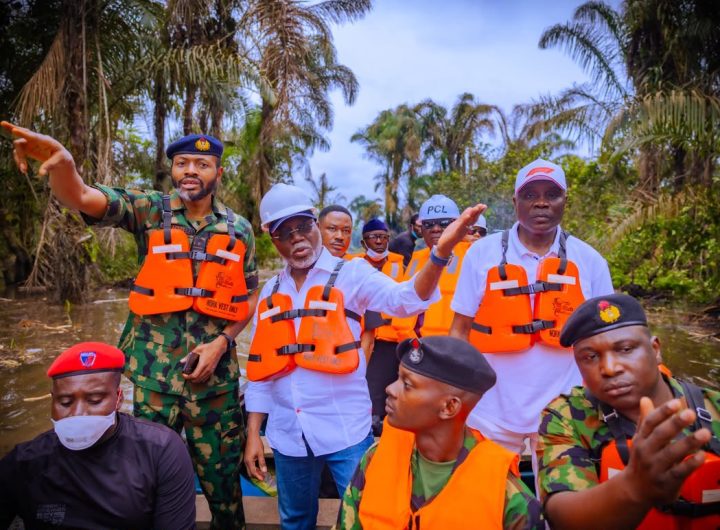 Aiyedatiwa visits NAF plane crash site, orders continued search for victims, wreckage