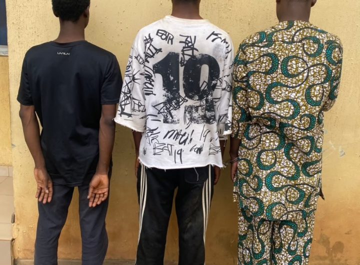 Oyo police arrest 3 men over unnatural sexual conduct in Saki