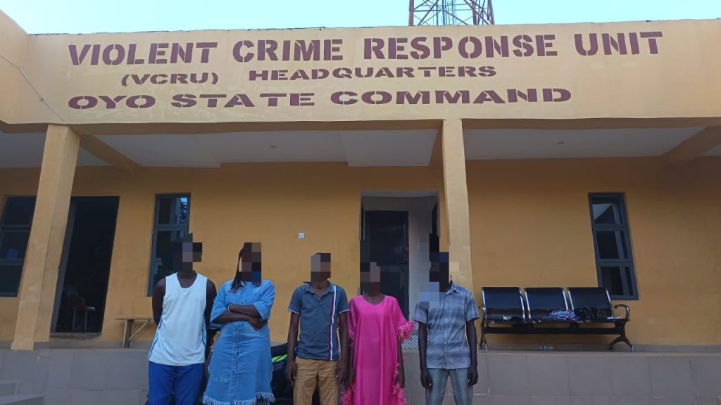Oyo police rescue 5 Congolese nationals from human trafficking trap in Ibadan