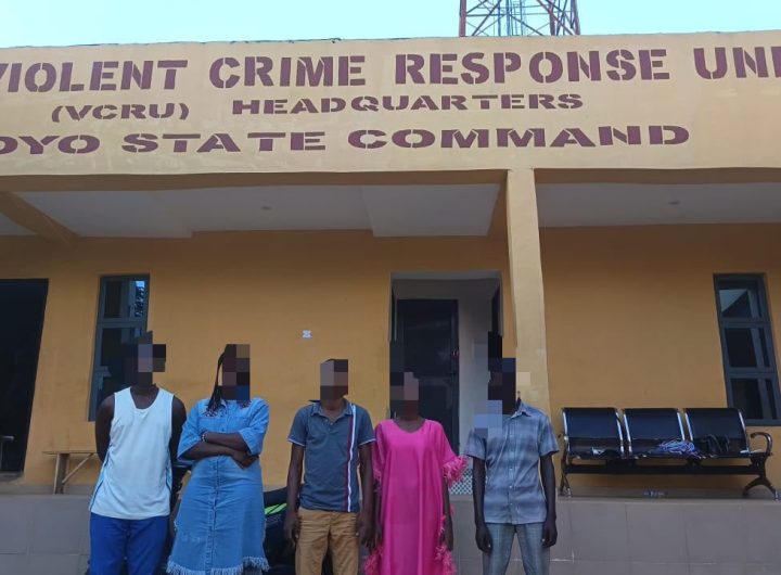 Oyo police rescue 5 Congolese nationals from human trafficking trap in Ibadan