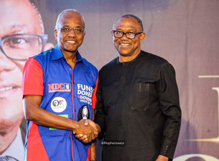 Peter Obi and NDC Lagos governorship candidate