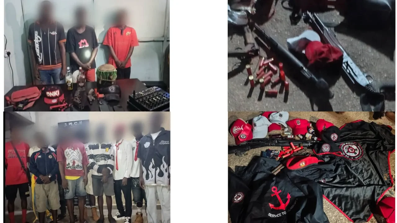 Police arrest 95 suspected cultists, recover 5 firearms in Delta