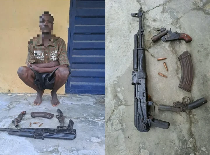 Police arrest armed robbers, recover AK-47 rifle, guns, ammunition