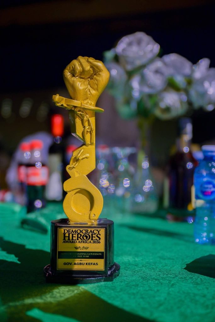 Taraba Governor Agbu Kefas wins 2026 Democracy Heroes Award Africa