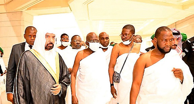 Tinubu performs Umrah, prays for sustainable peace and harmony n Nigeria 