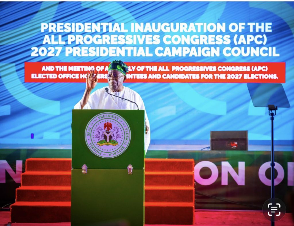 Tinubu inaugurates APC presidential campaign council,