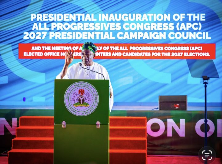 Tinubu inaugurates APC presidential campaign council,