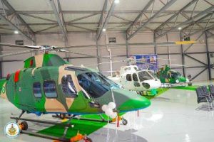 Tinubu inducts 5 new helicopters to boost NAF operational capabilities