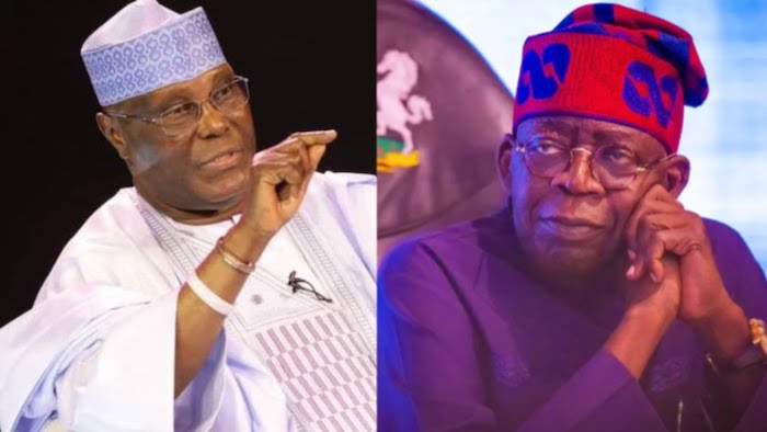 Former VP Atiku Abubakar and President Bola Tinubu