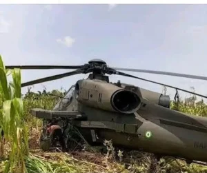 Nigerian Air Force disrupts kidnappers in Benue as NAF helicopter makes emergency landing