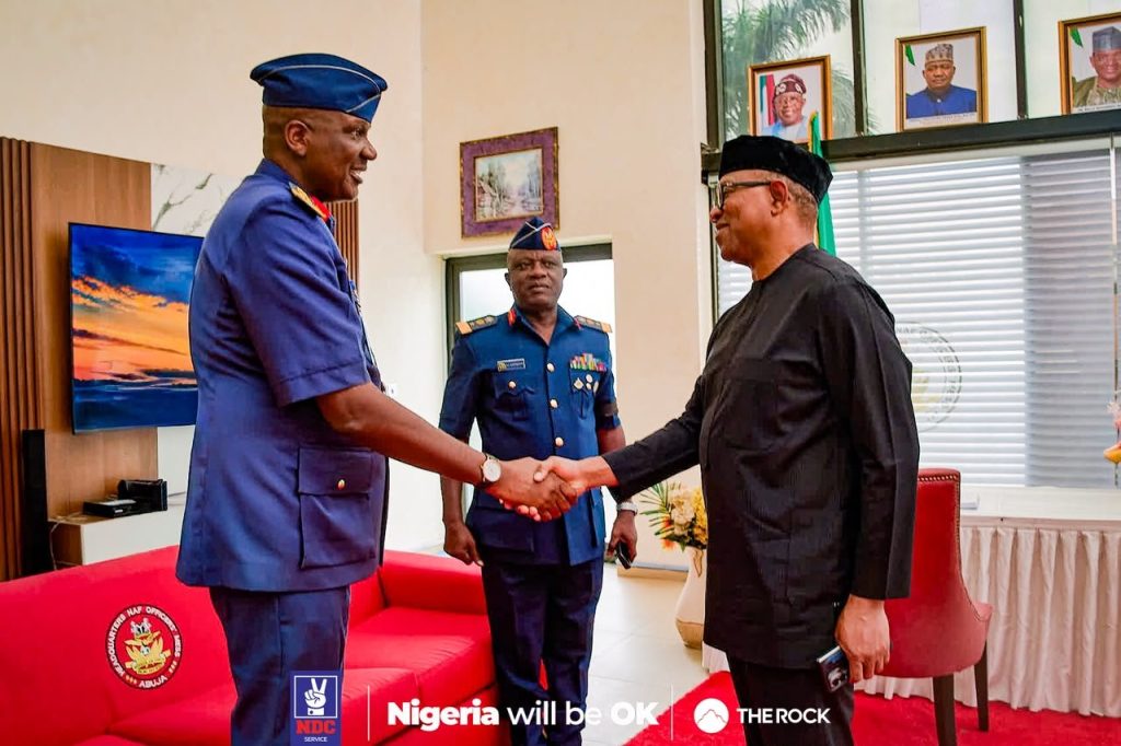 Obi visits NAF Headquarters, signs condolence register for plane crash victims